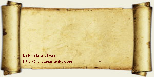 Anita Stojaković vizit kartica